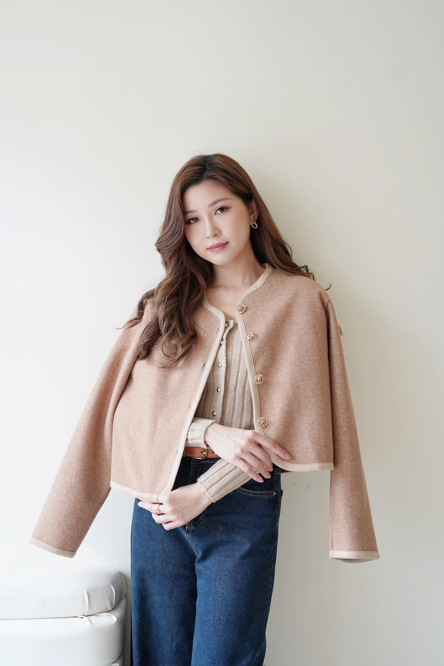 Softness Tweedy Coat