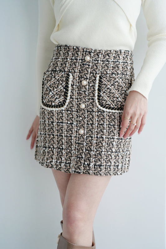 My Pearly Tweed Skirt