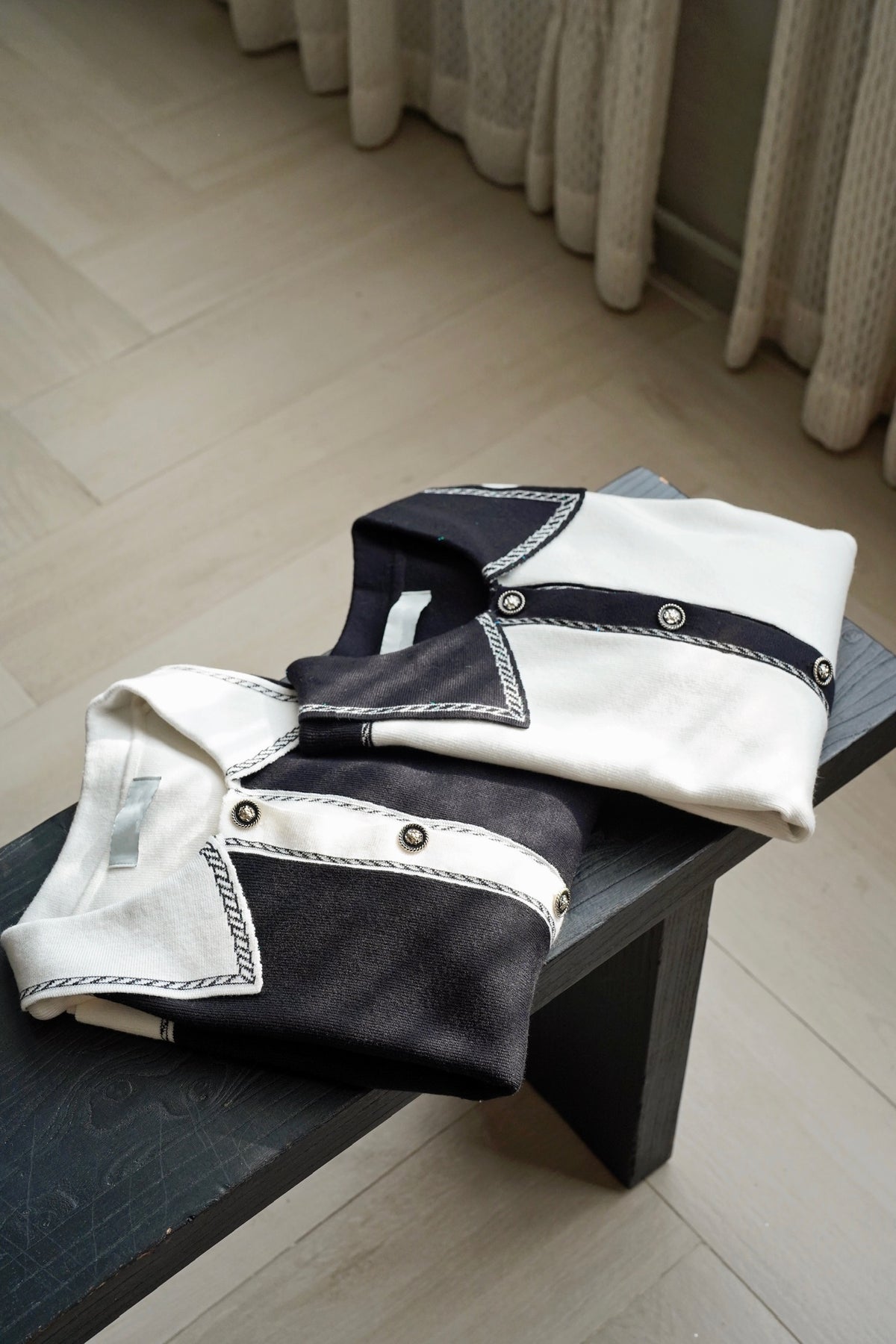 The Grace B&W Cardi