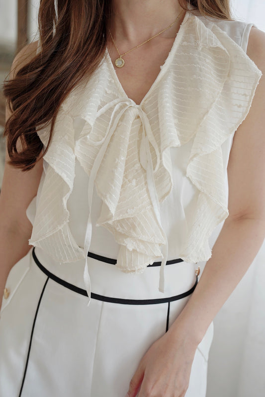 Lotus Ruffle Vest