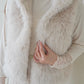 Festive Snowy Fur Vest