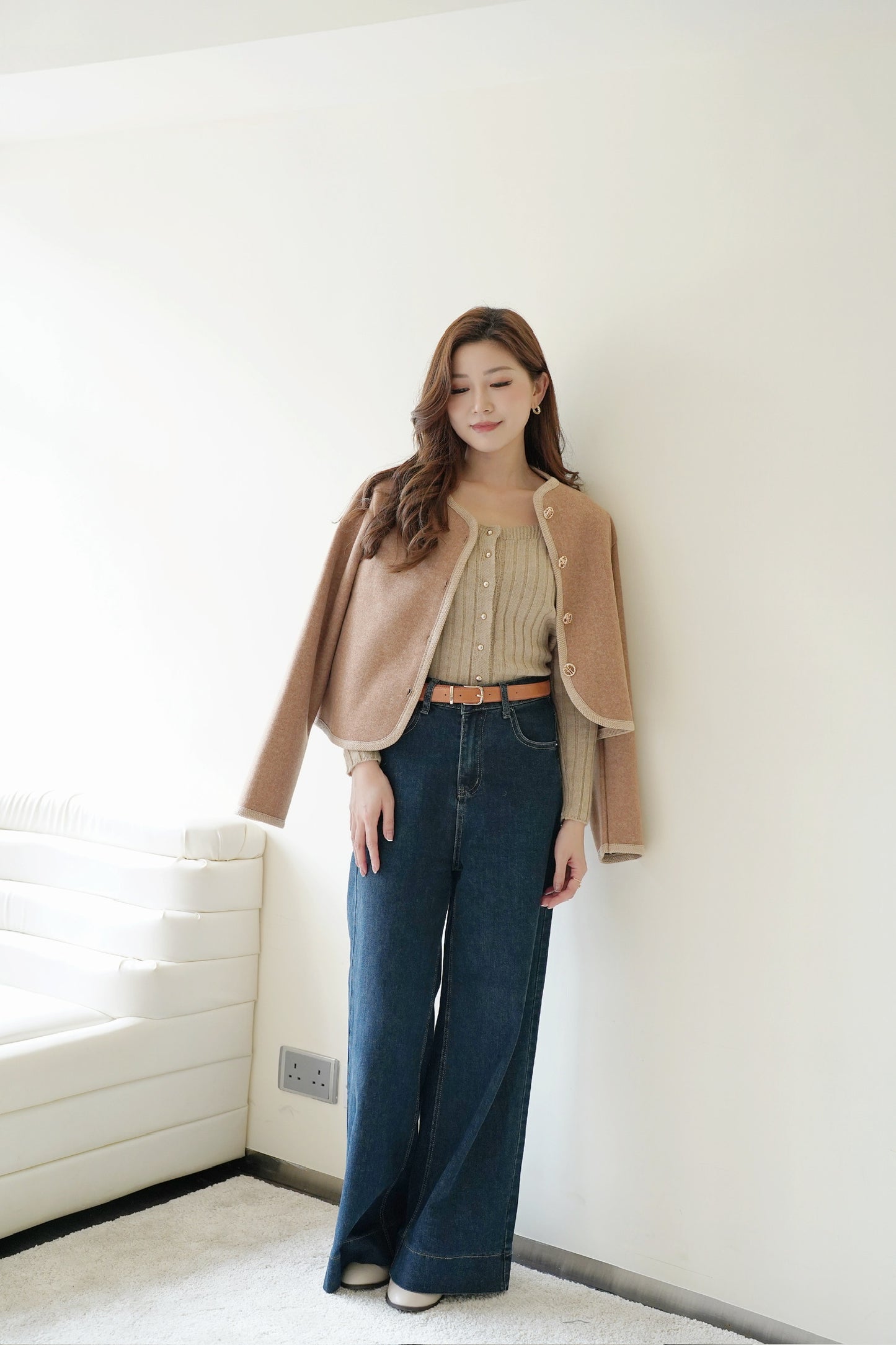 Marine Sofie Wide Leg Jeans