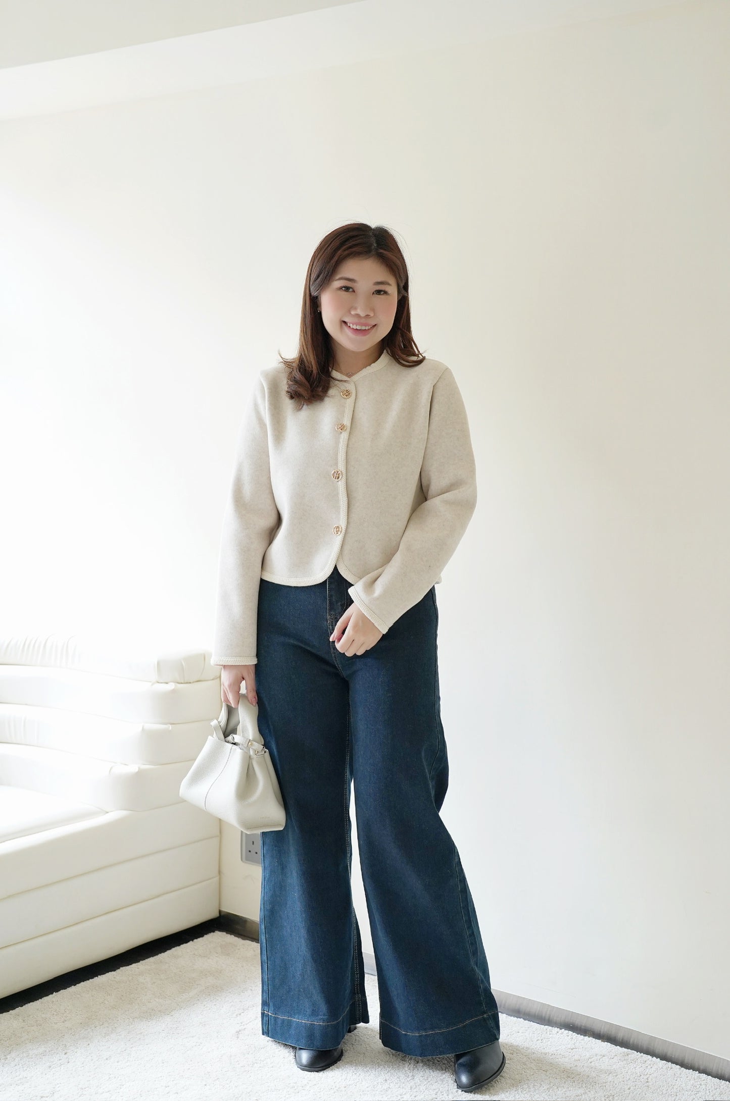 Marine Sofie Wide Leg Jeans