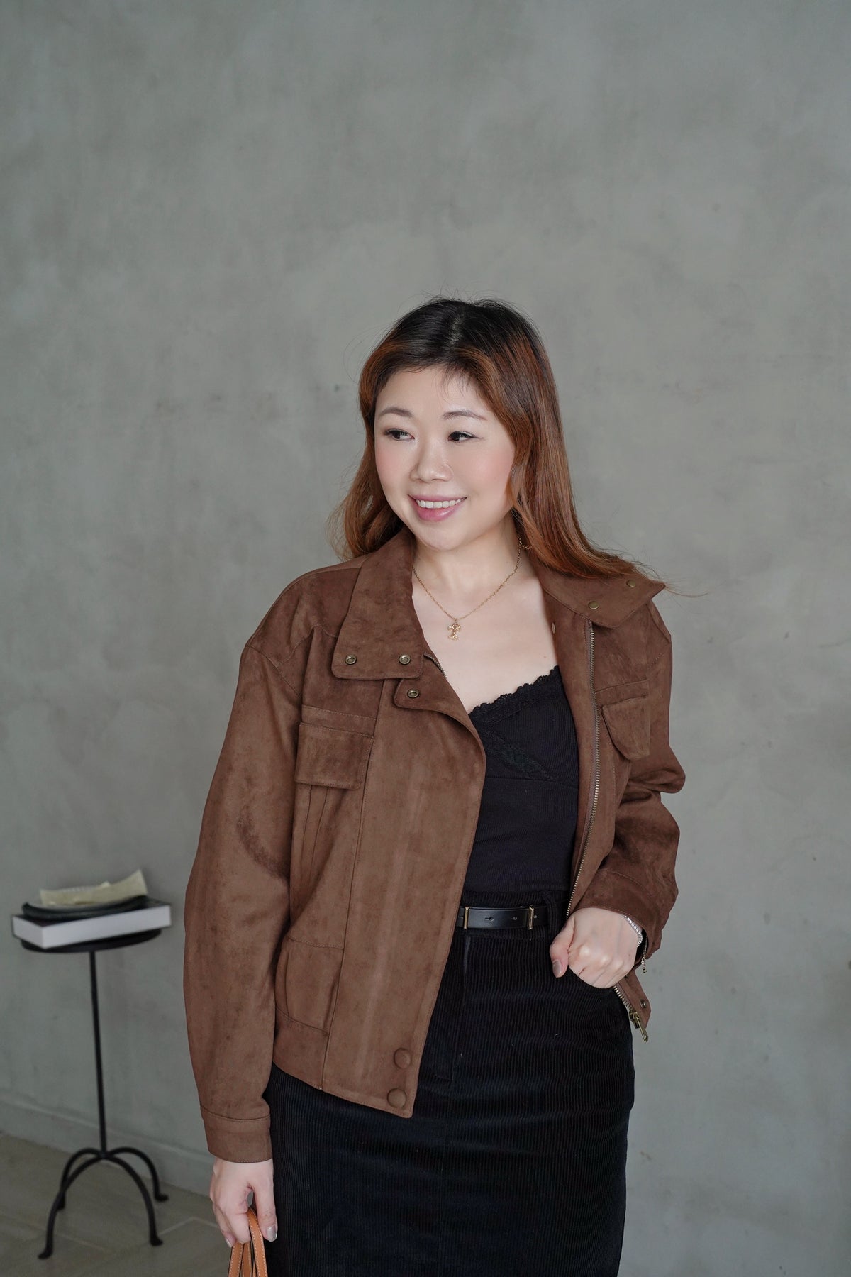 Classy Fine Suede Coat