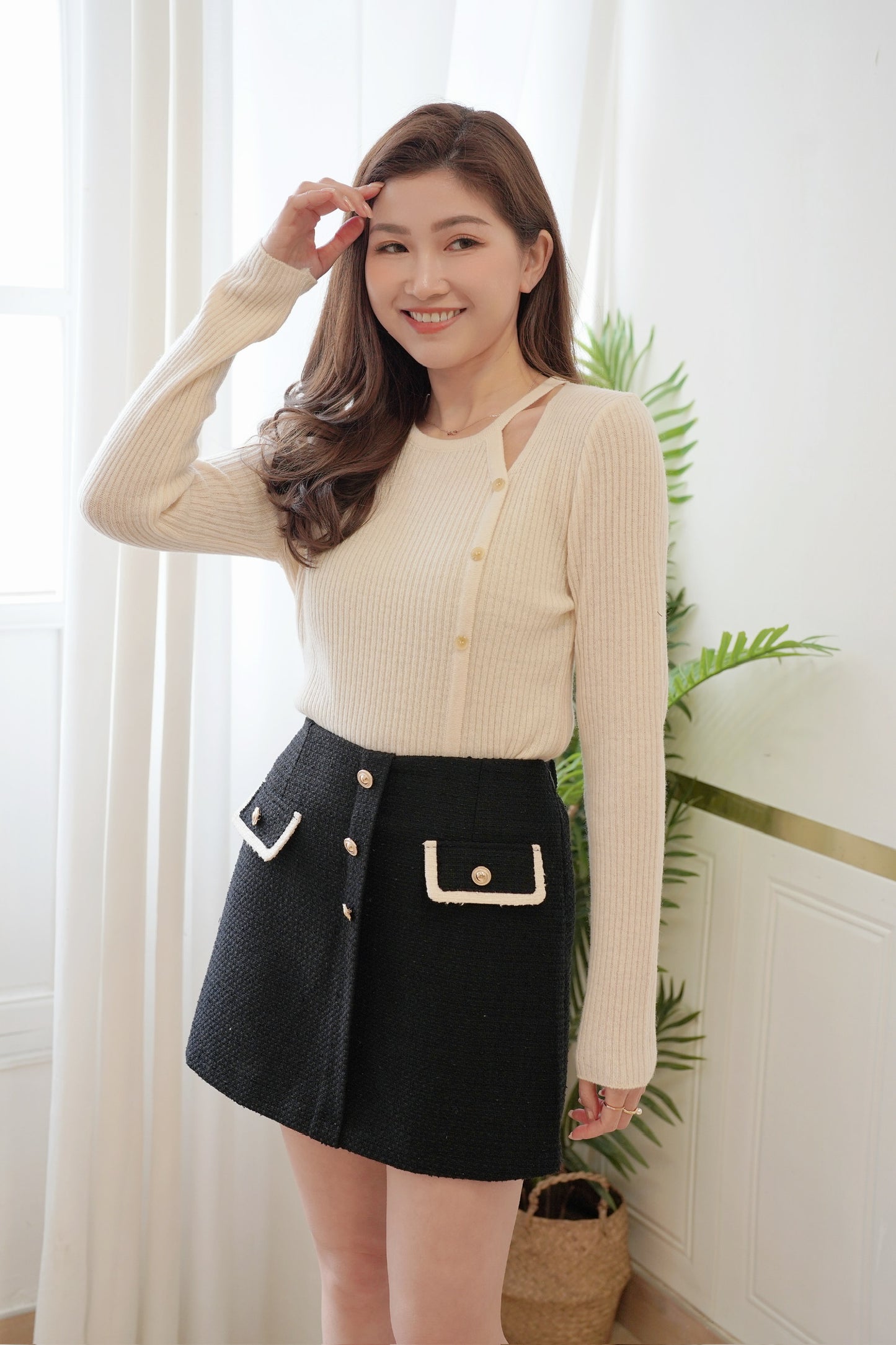 Cozy Spring Wool Top