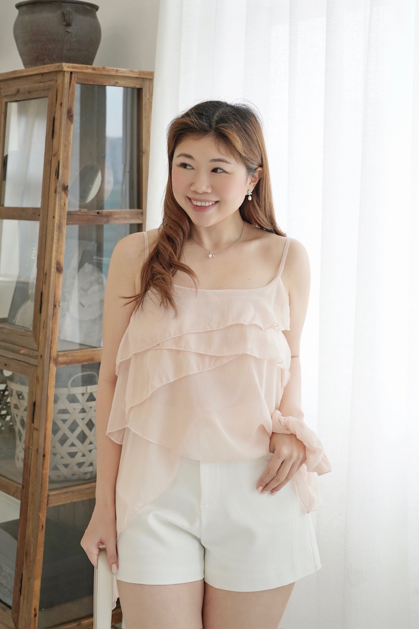 Rosy Layered Vest