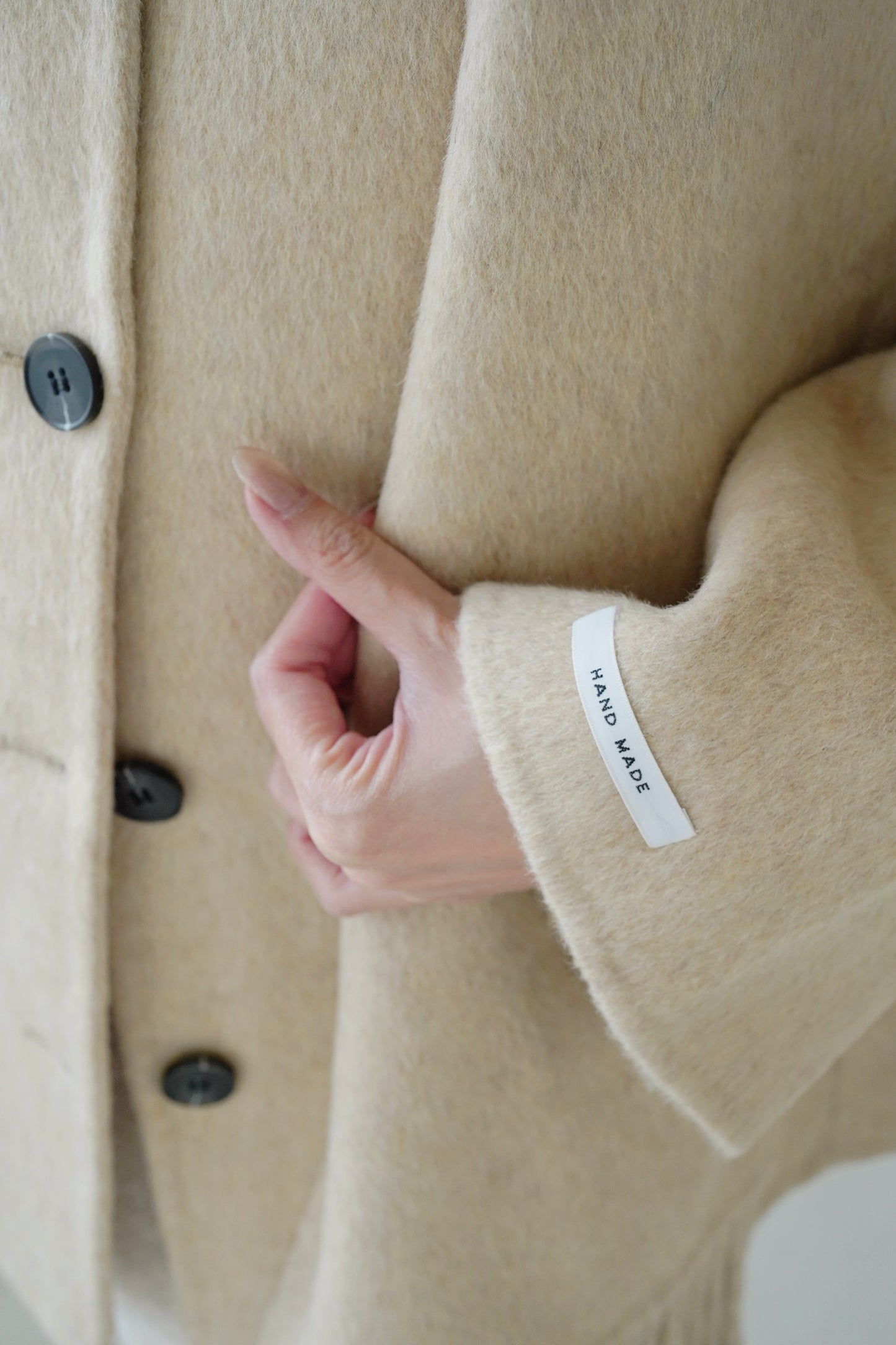 Handmade Scarfy Wool Coat