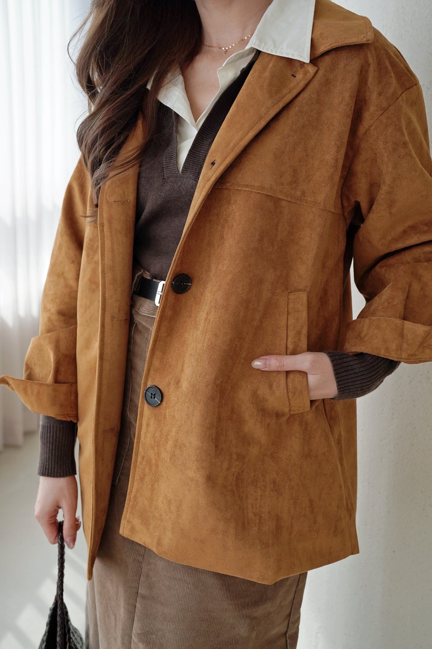 Classic Fine Suede Coat