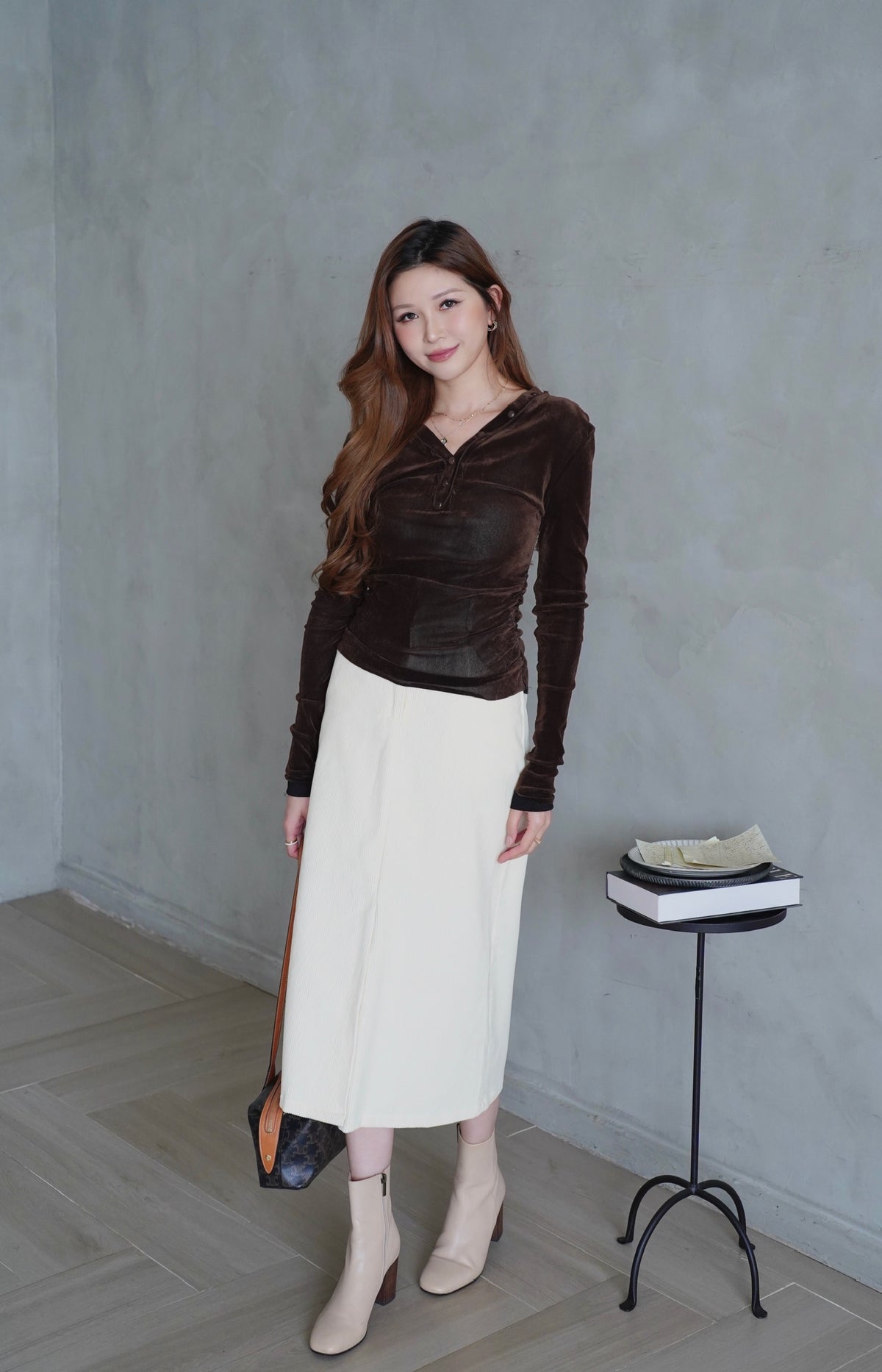 Fall Love Corduroy Skirt