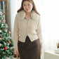 Fluffy Collar Zipper Jacket
