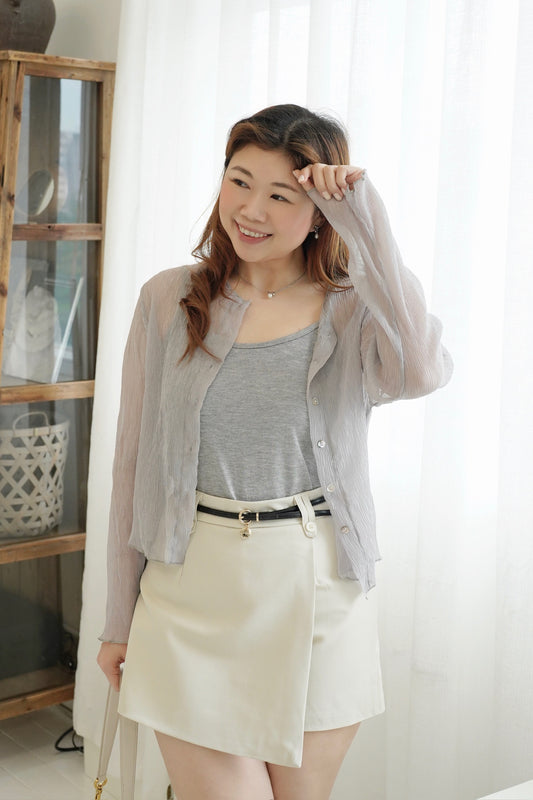Cami Sheer Cardi Set
