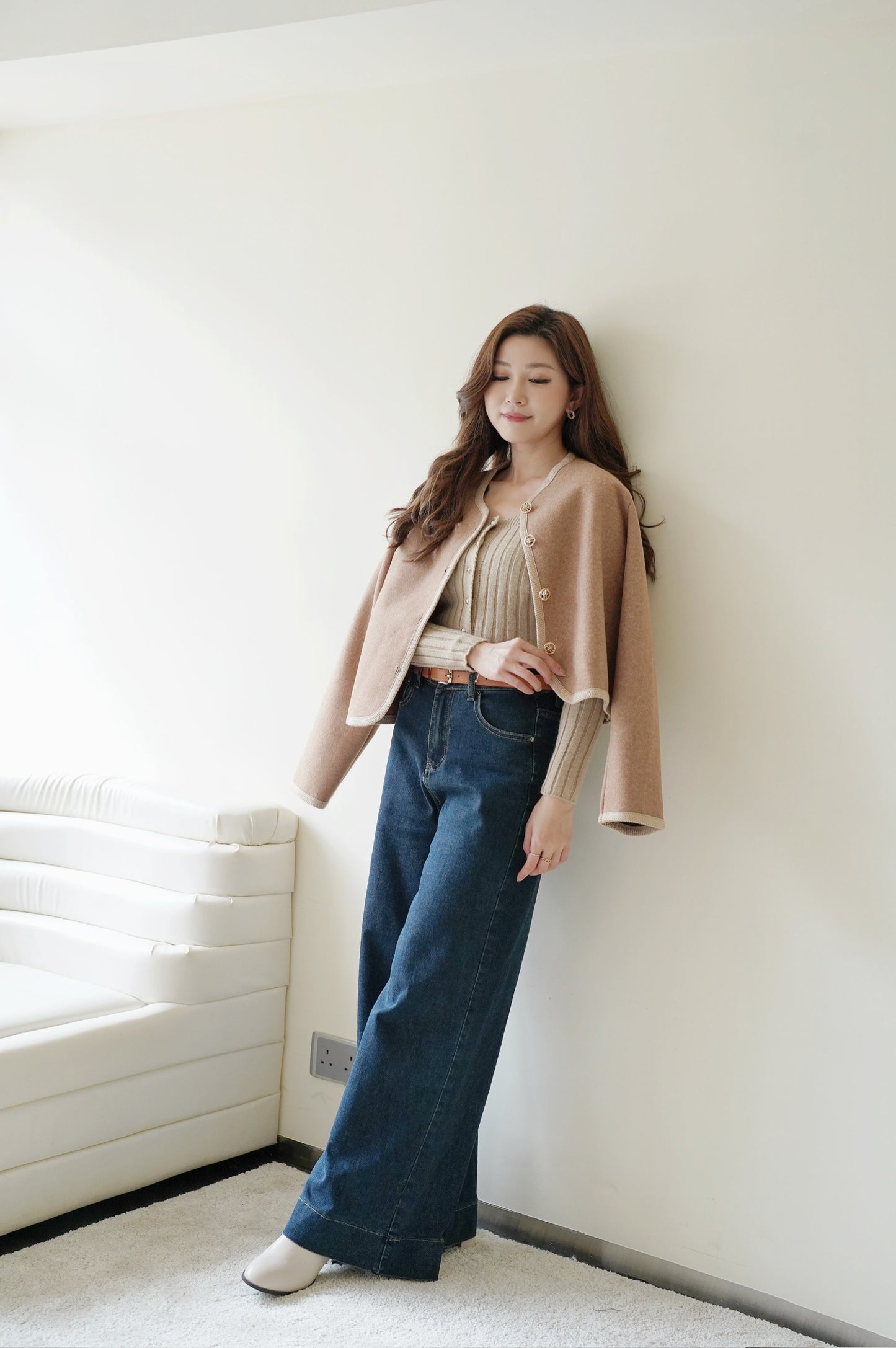 Marine Sofie Wide Leg Jeans