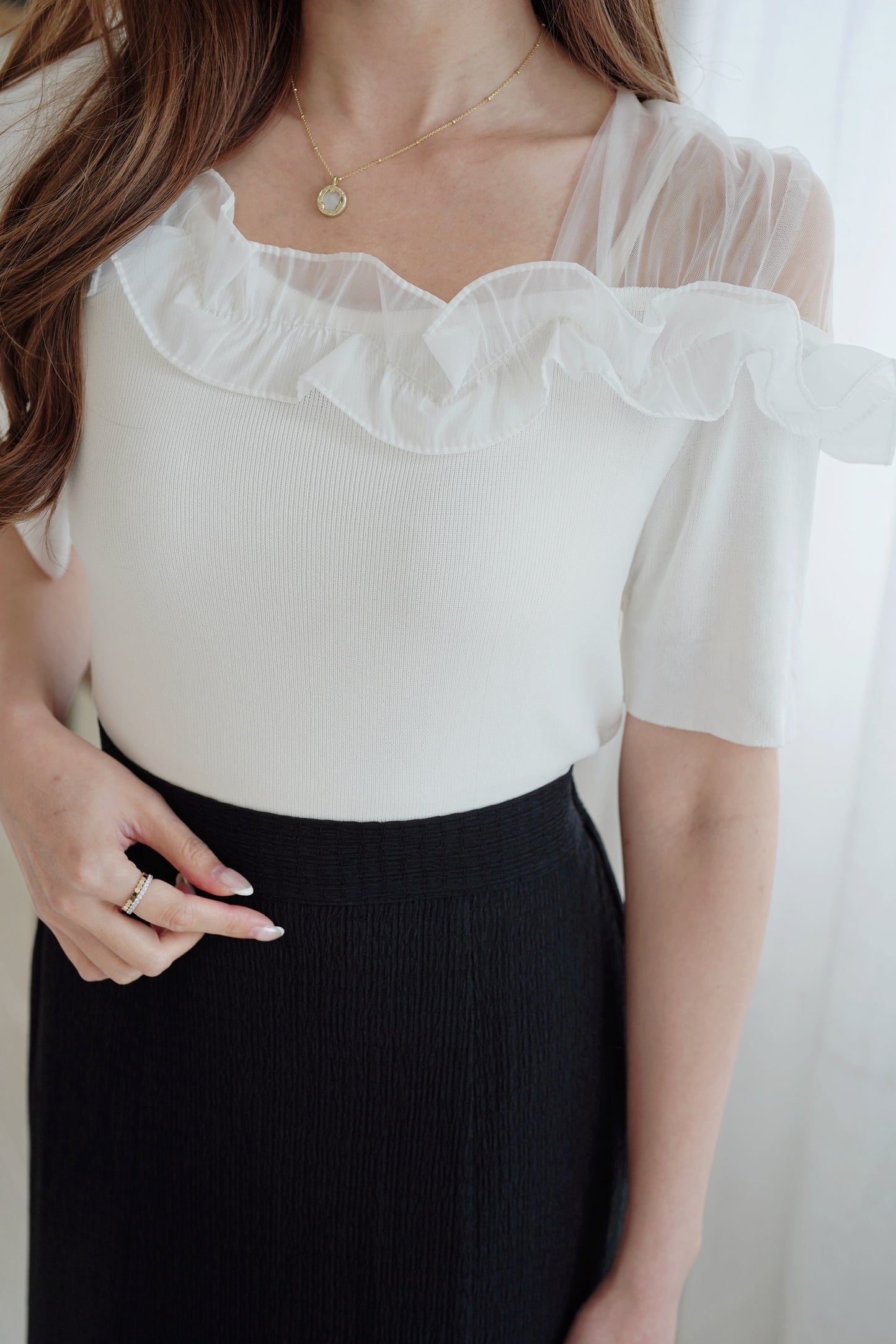 Pastel Sheer Top