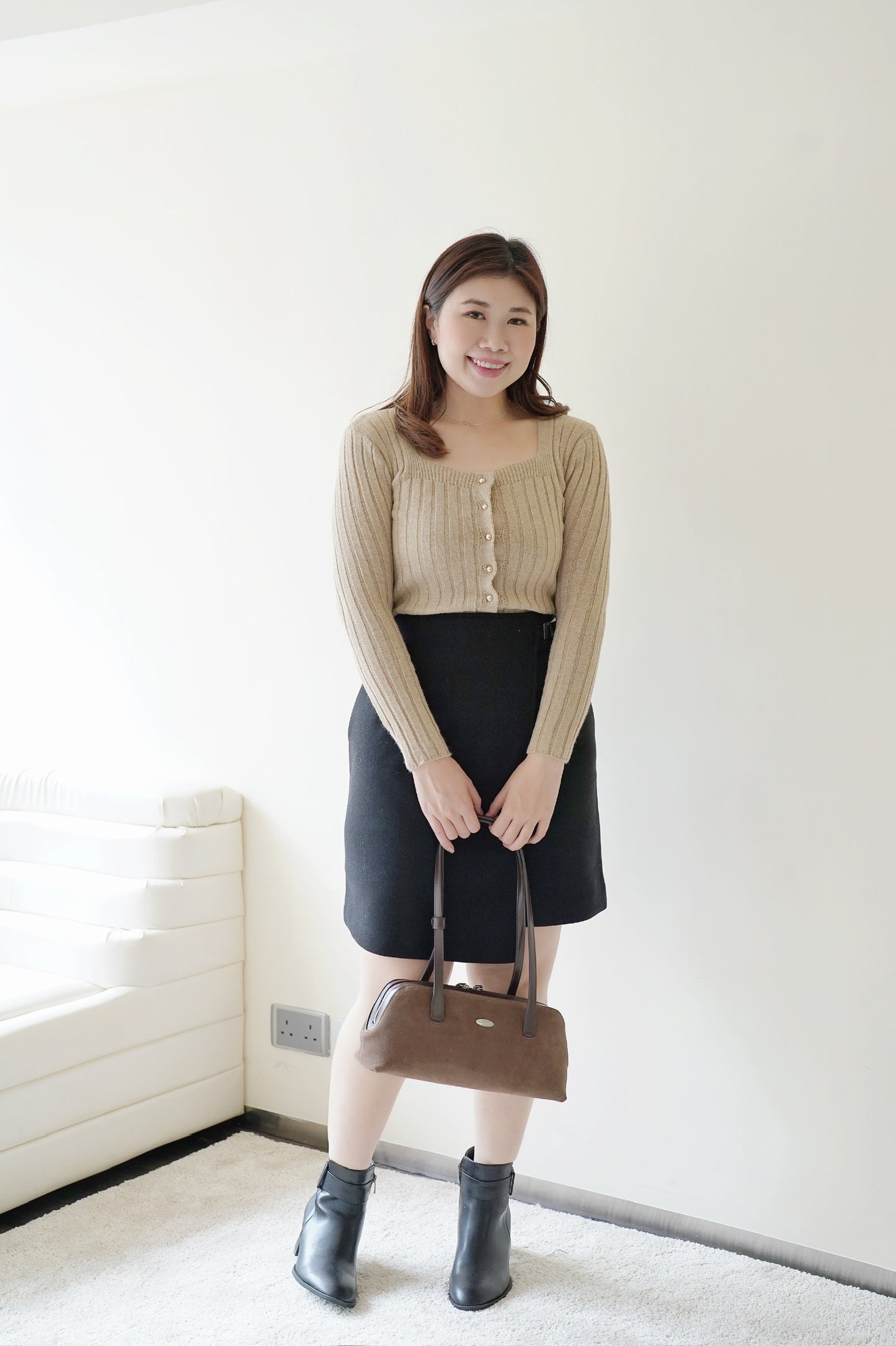 Basic Square Knitted Top