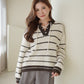 Ribbon Striped Sweater