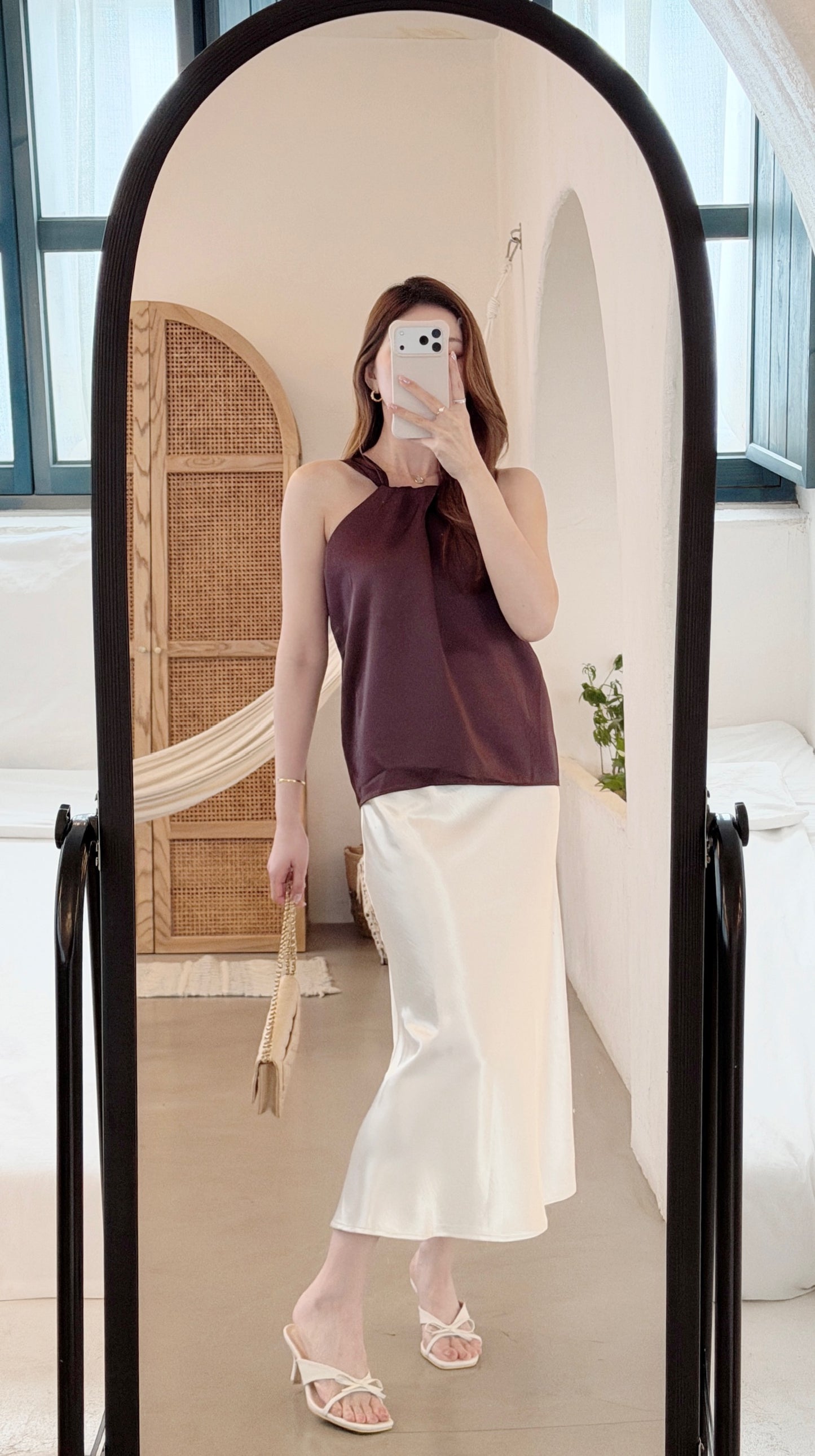 Elena Satin Vest