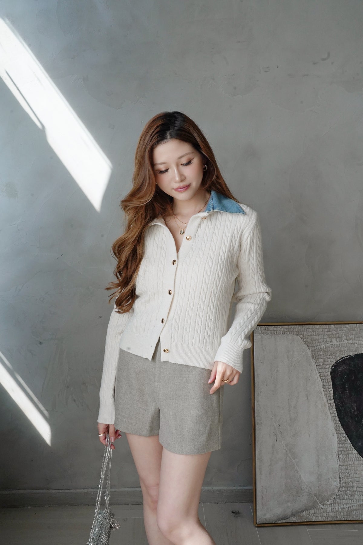Collar Softness Cardi