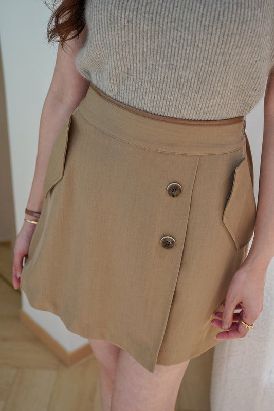 Autumn Button Skort