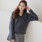 Sparkle Collar Wool Top