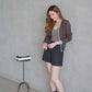 Lightly Two-Tone Cardi