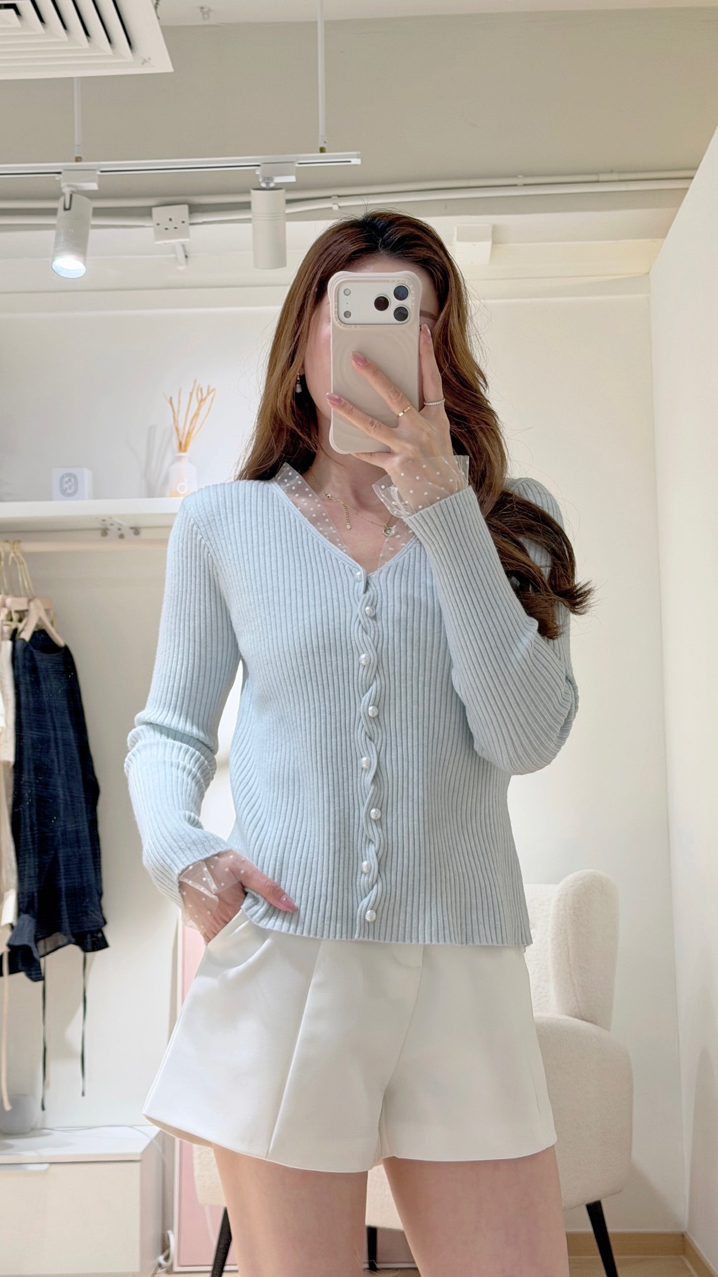 Fine Lacie Pearly Top