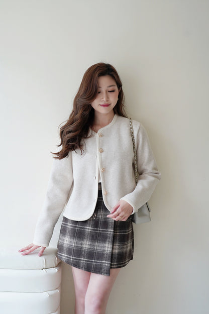 Softness Tweedy Coat