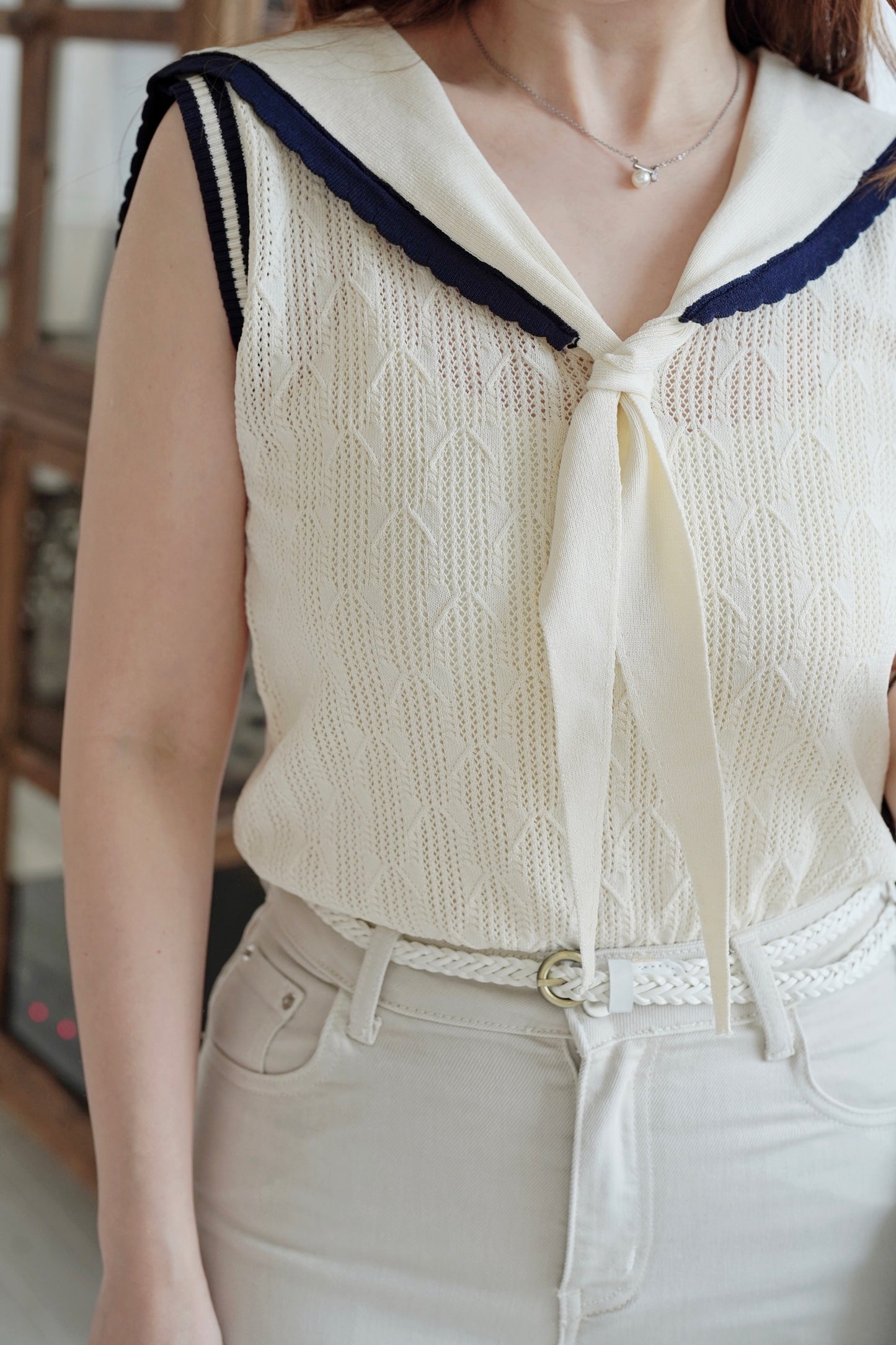 Airy Scarfy Top