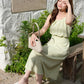 Misty Lime Halter Dress