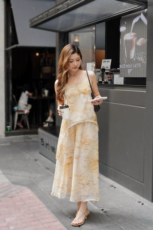 Camellia Airy Dress Set