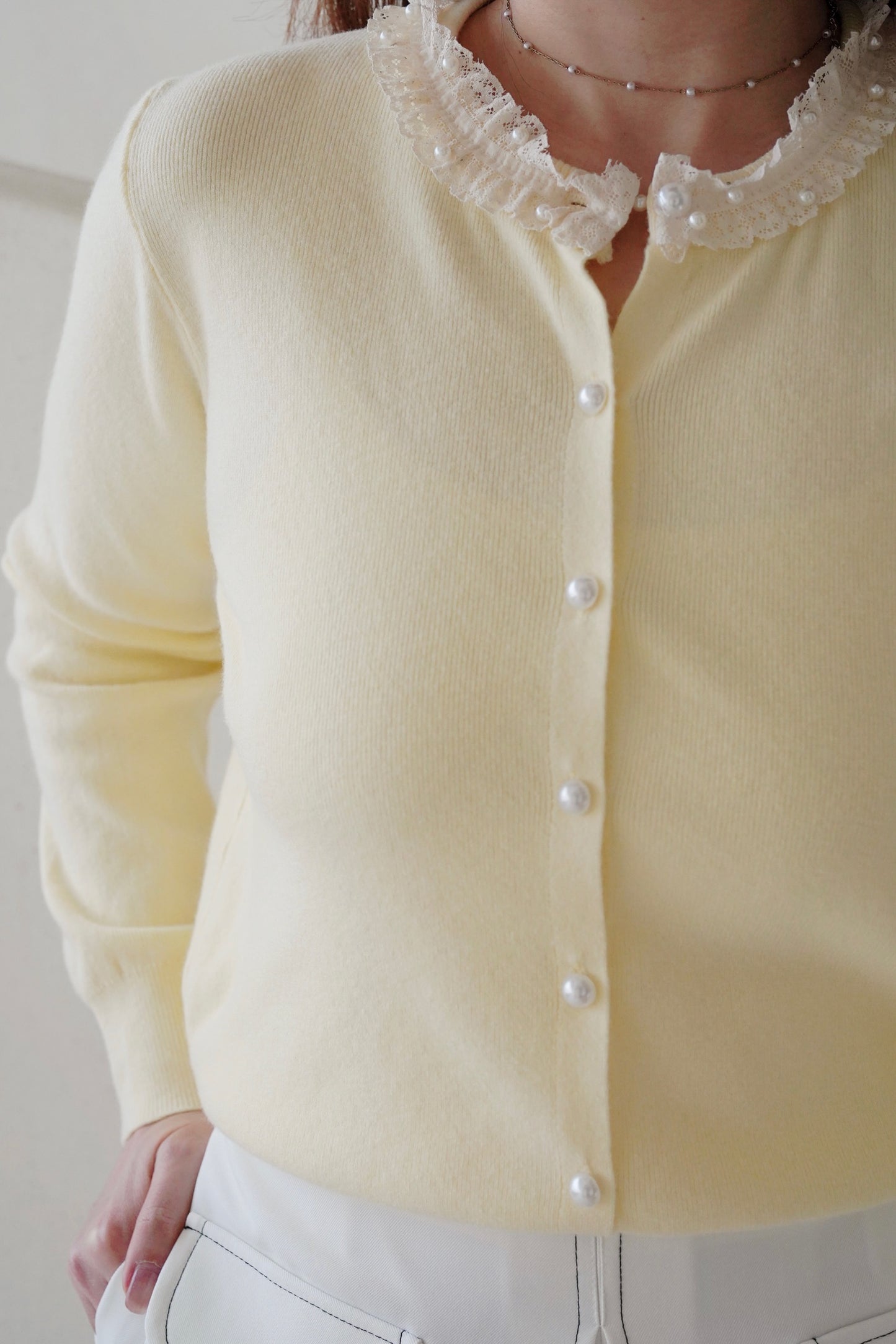 Pearly Softness Cardi