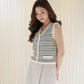 Be Luxe Stripes Vest