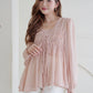 Ribbon Sheer Blouse