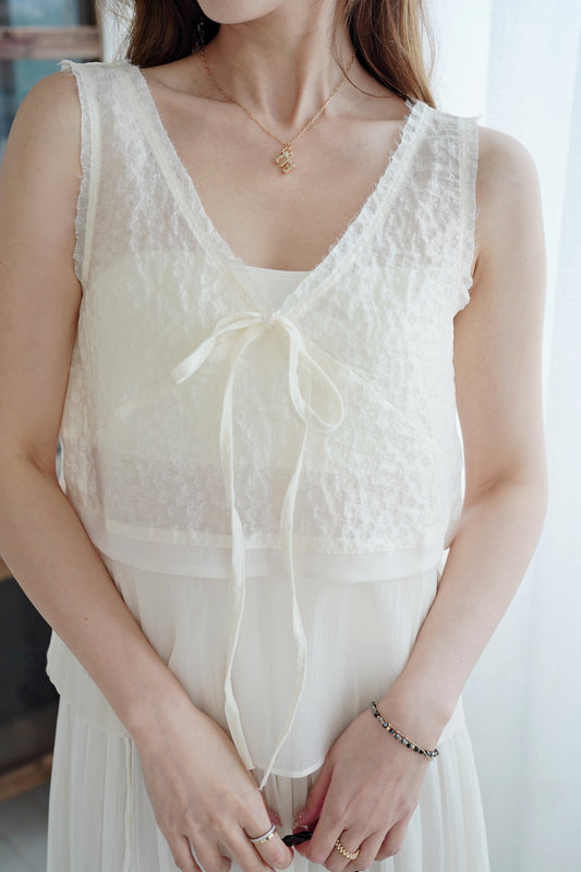 Jasmine Sheer Vest