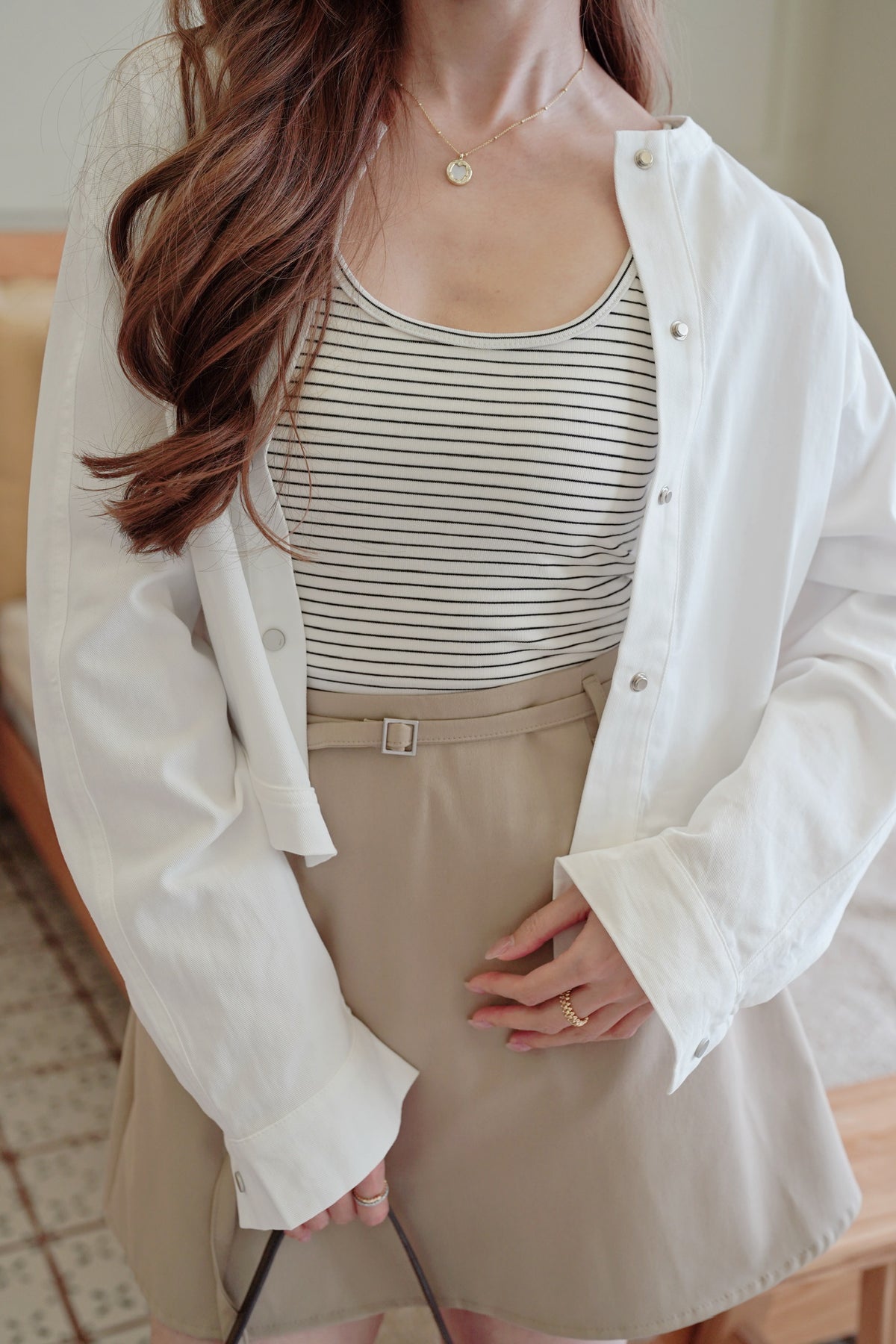 Misty Stripe Outer Set
