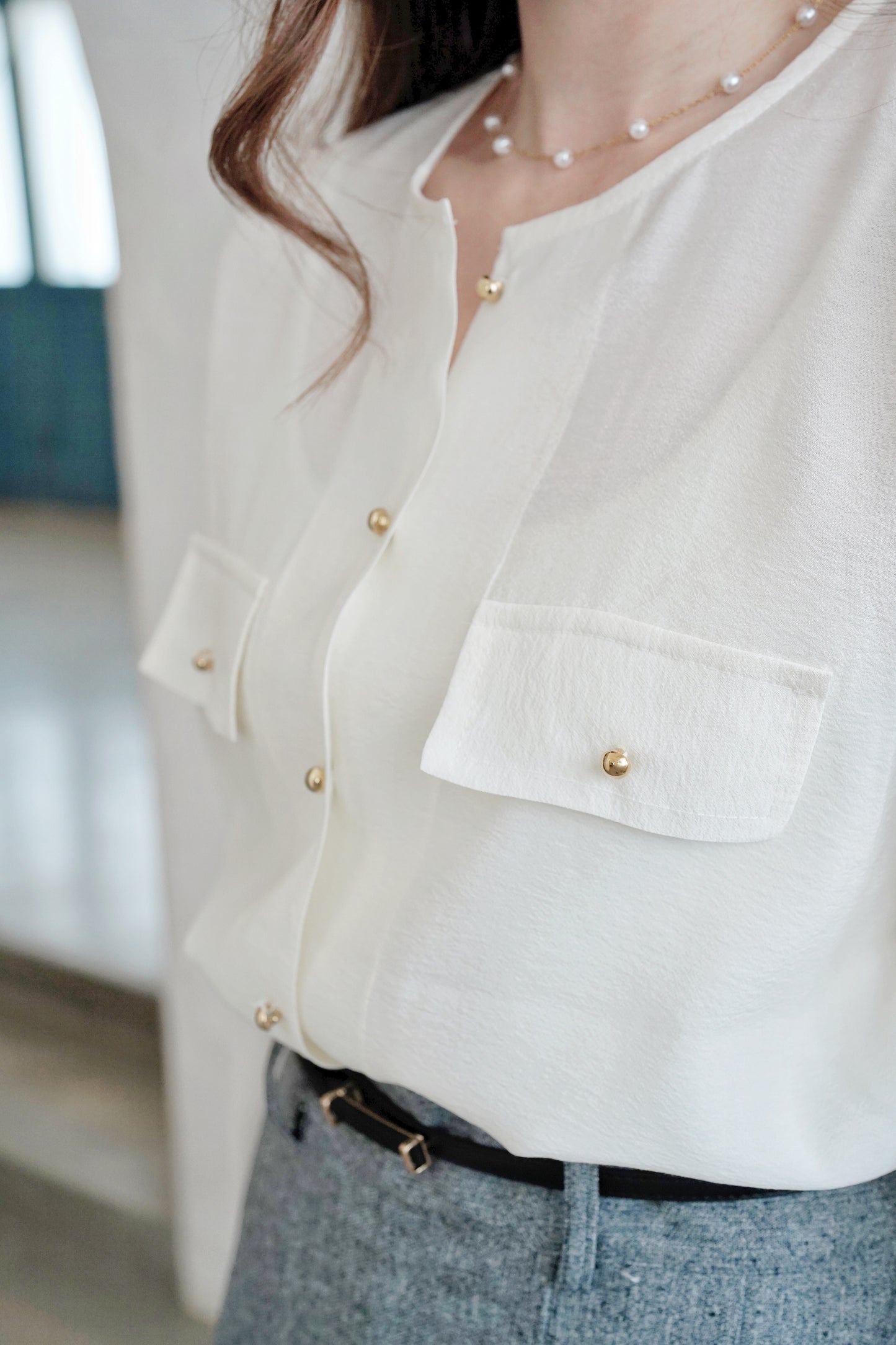 Daily Linen Blouse