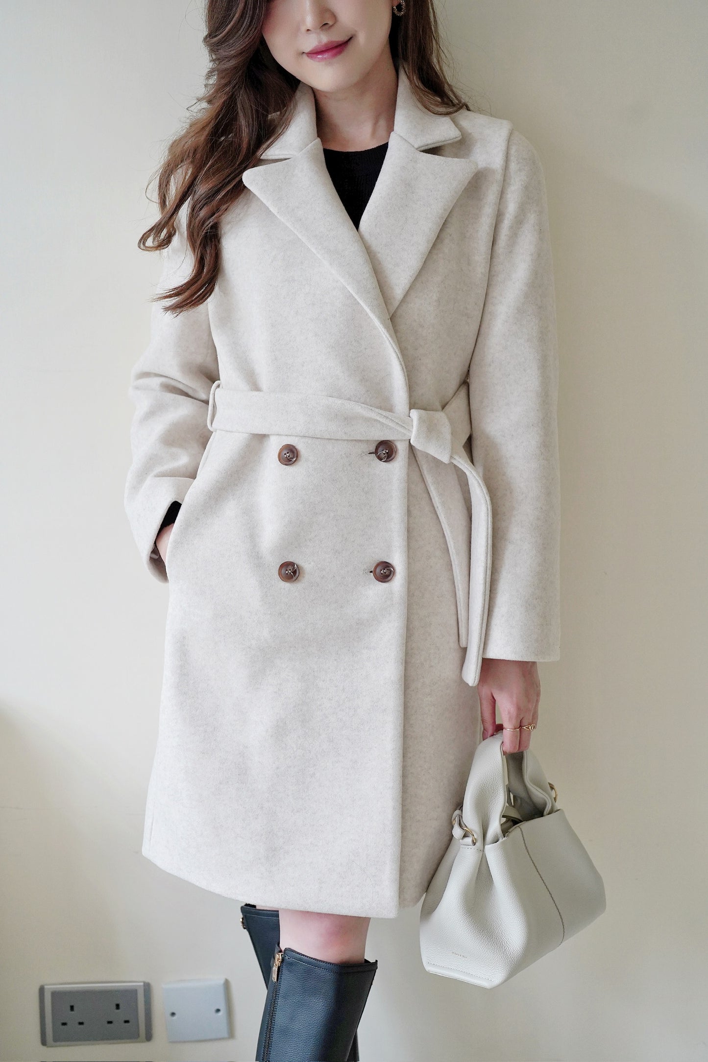 Classic Belted Wool Coat