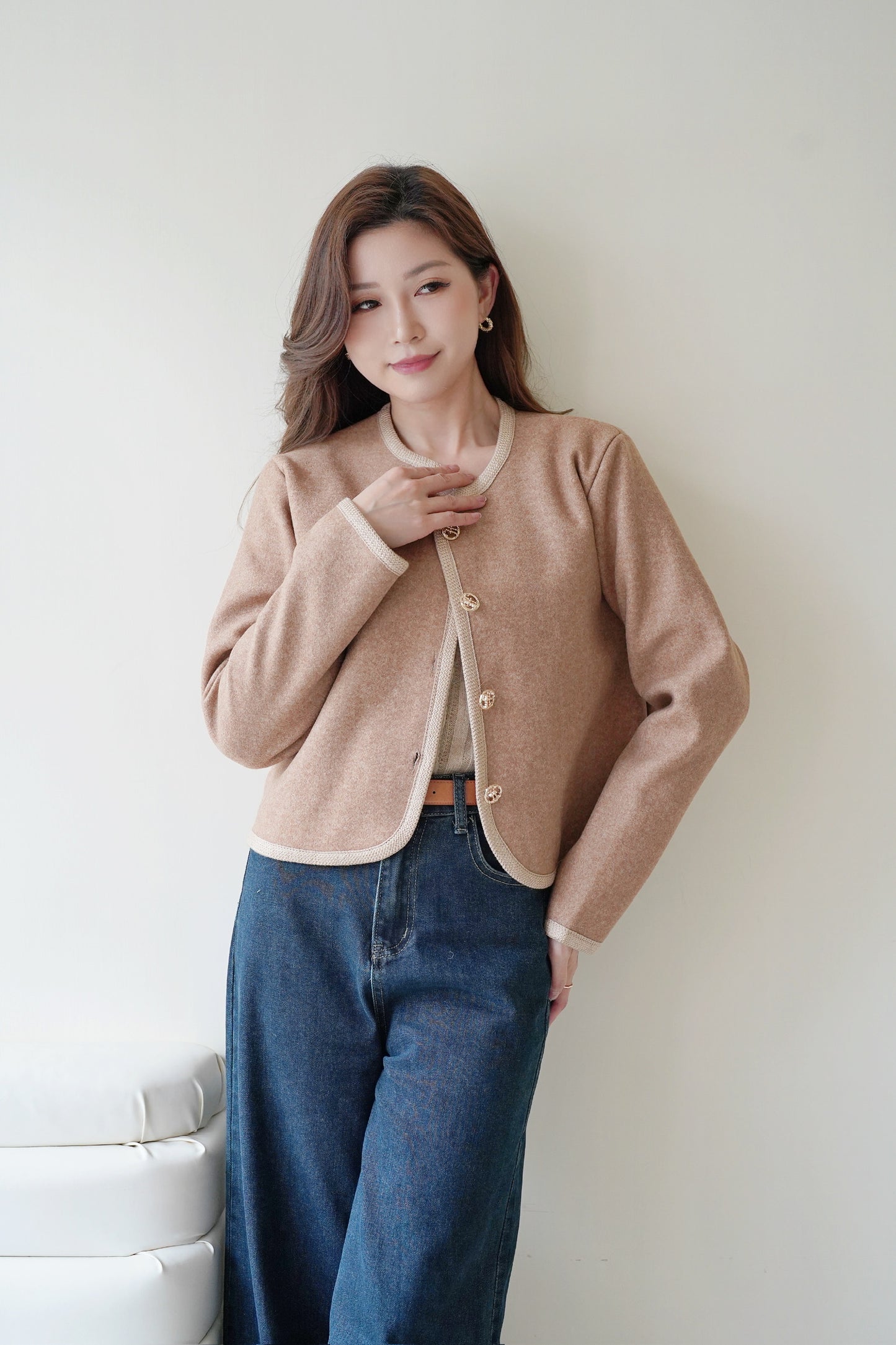 Softness Tweedy Coat