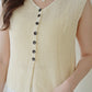 Scarf Button Vest