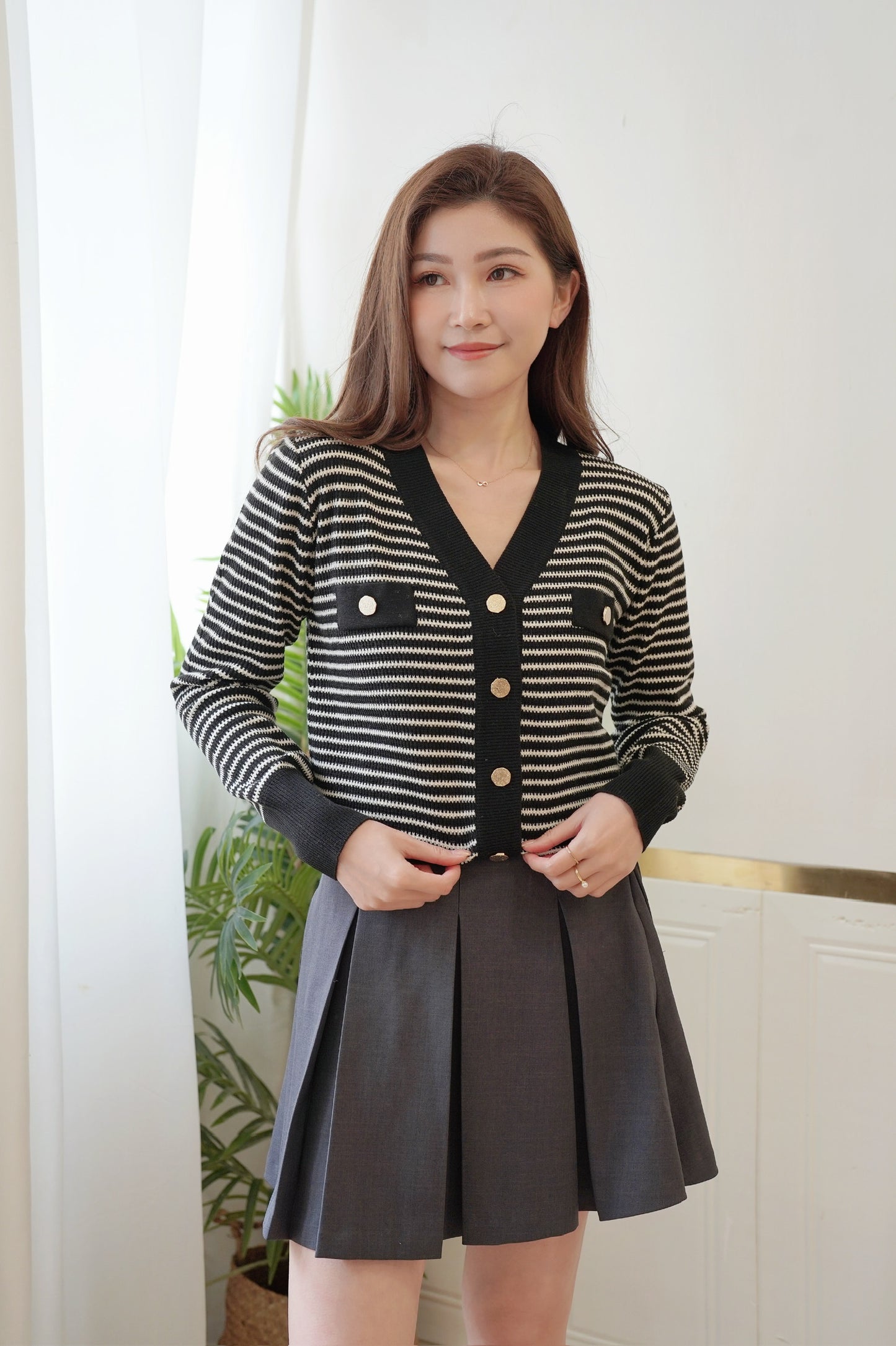 The Chic Stripe Cardi