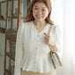 Flare Sleeves Chiffon Blouse