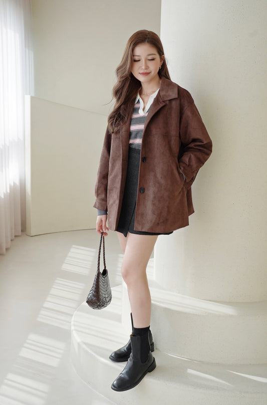 Classic Fine Suede Coat