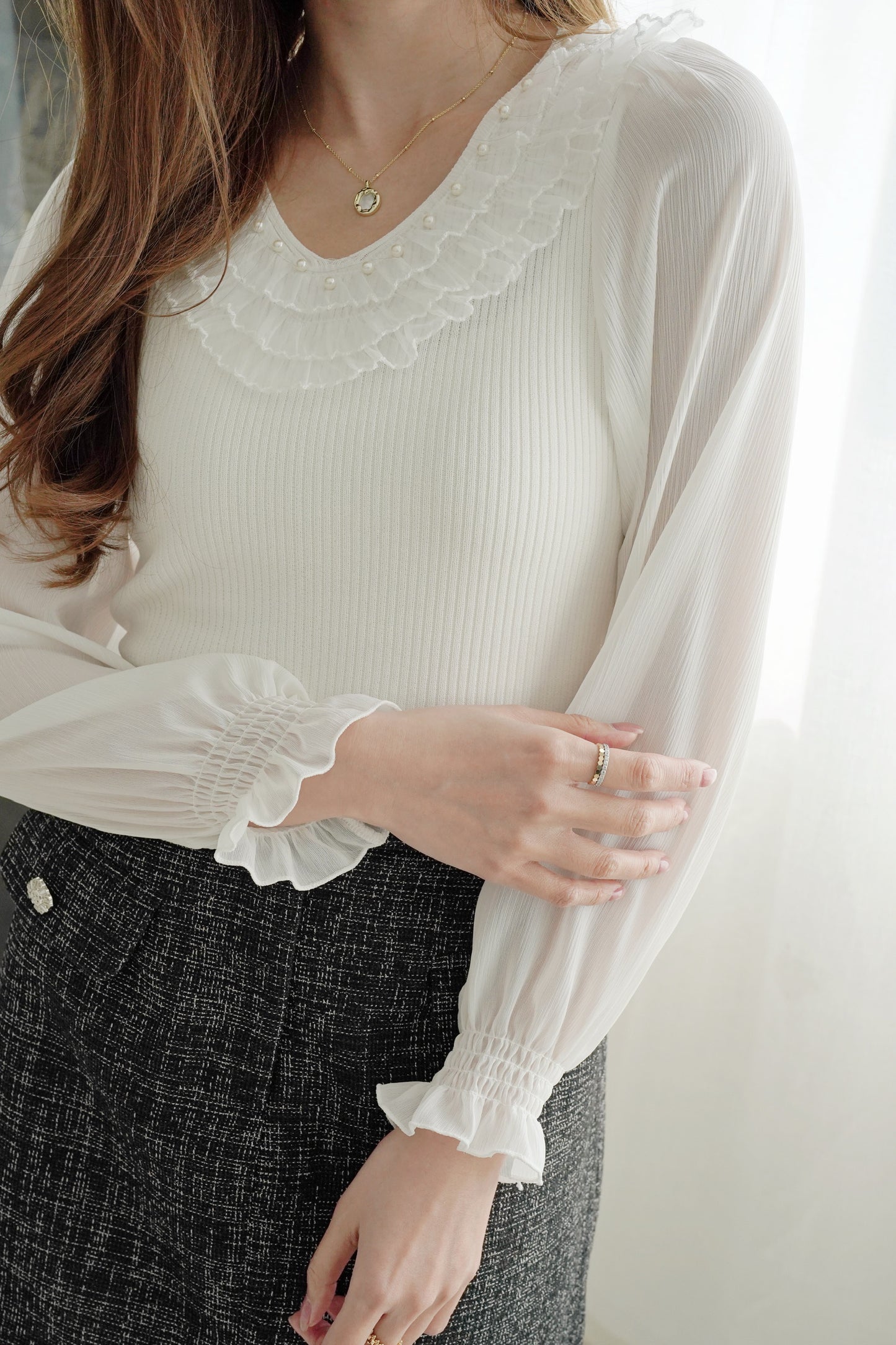 Vera Pearly Blouse