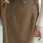 Finely Buckle Skirt