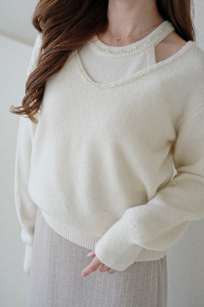 Marry Knitted Top Set