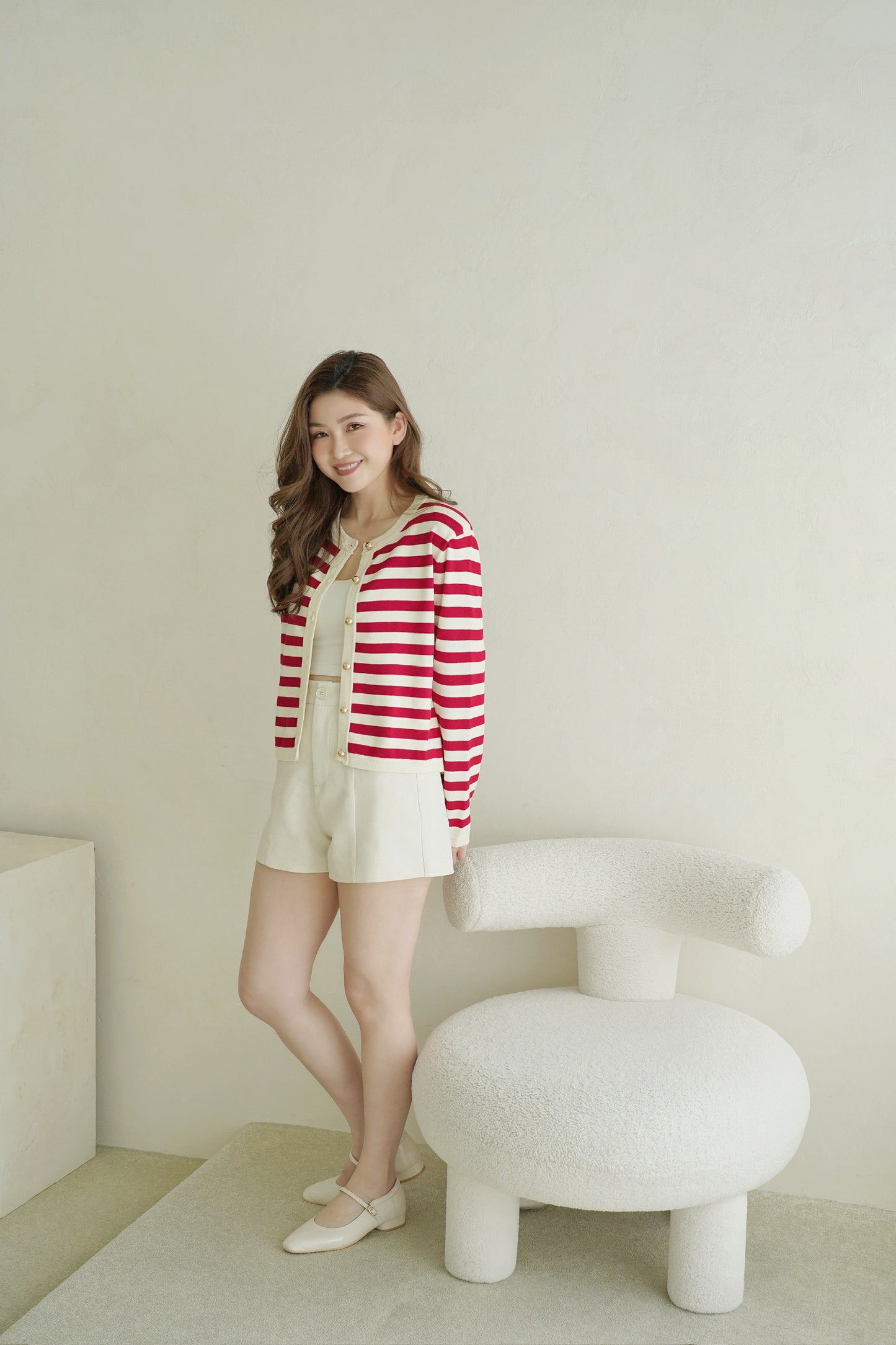 Frenchy Stripe Cardi