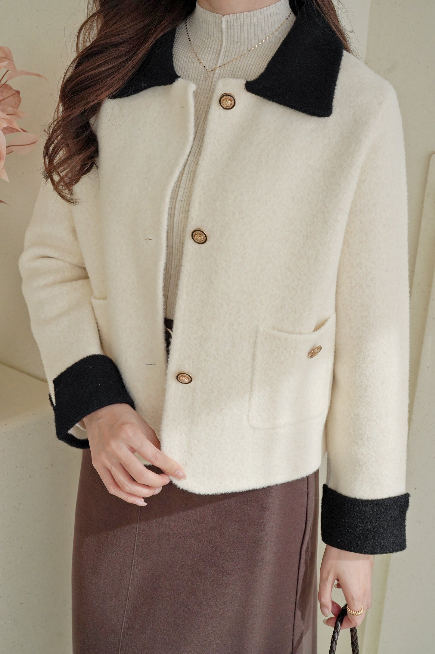 Deluxe Collar Wool Coat