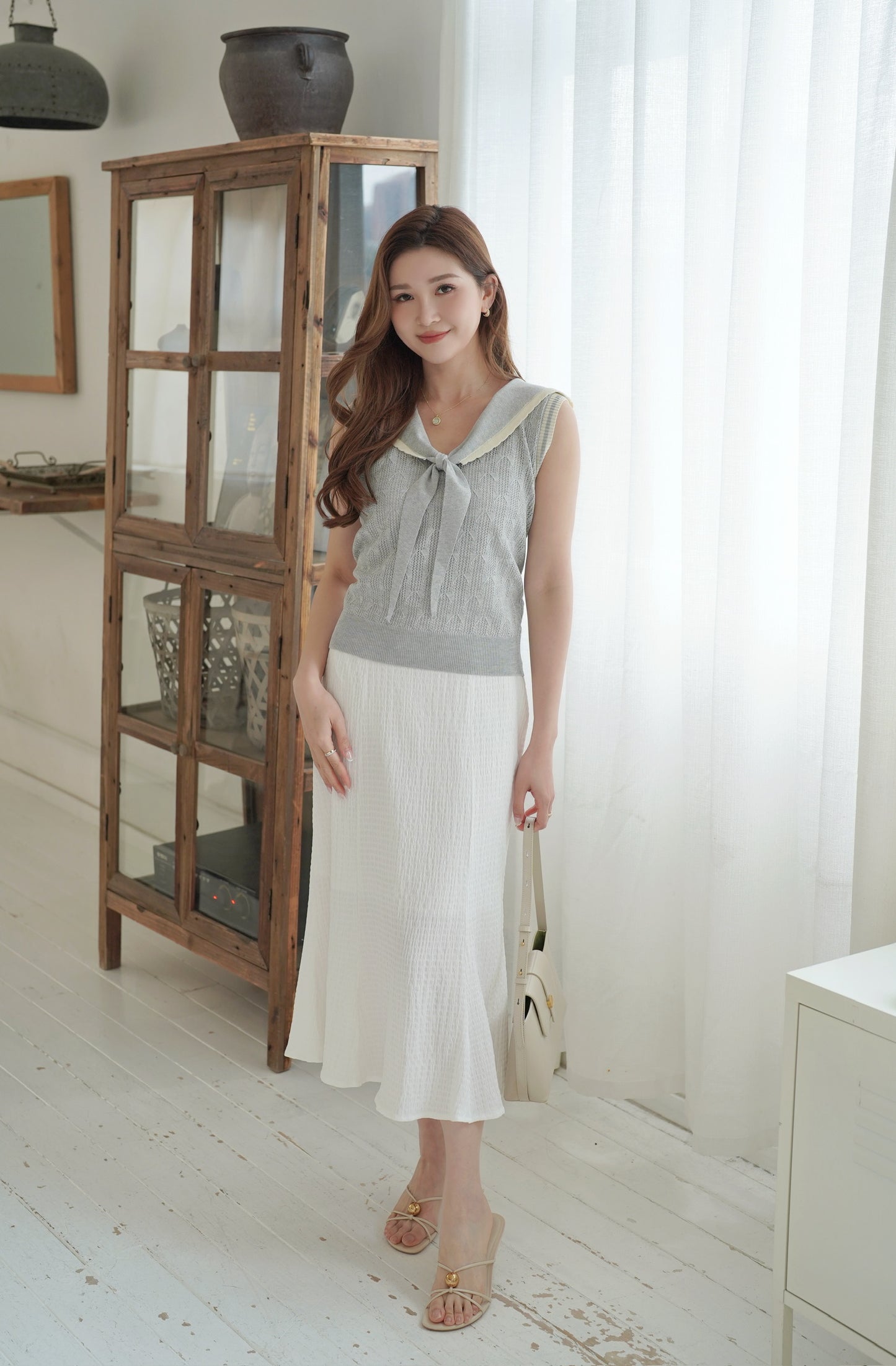 Airy Scarfy Top