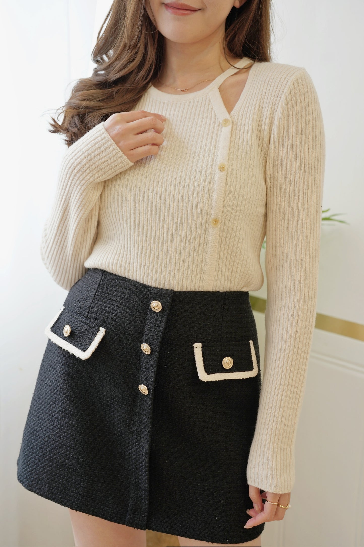 Cozy Spring Wool Top