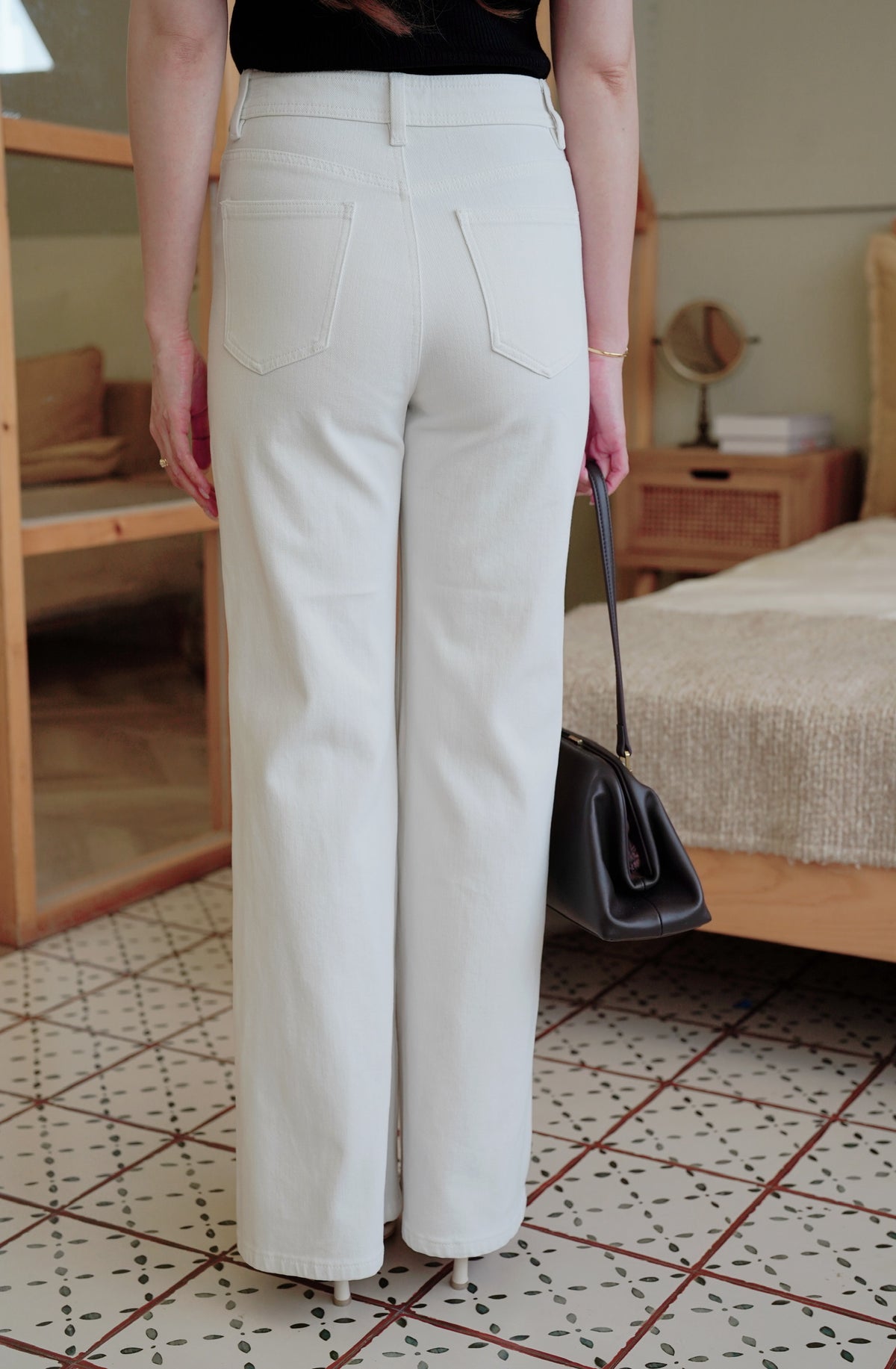 Premium Flexi White Jeans