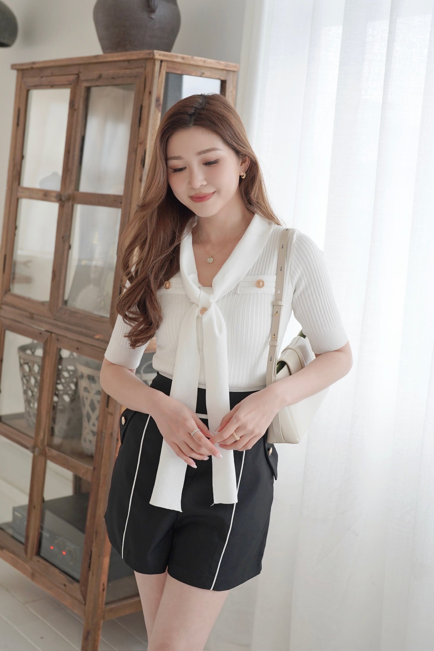 The Ribbon Tie Top